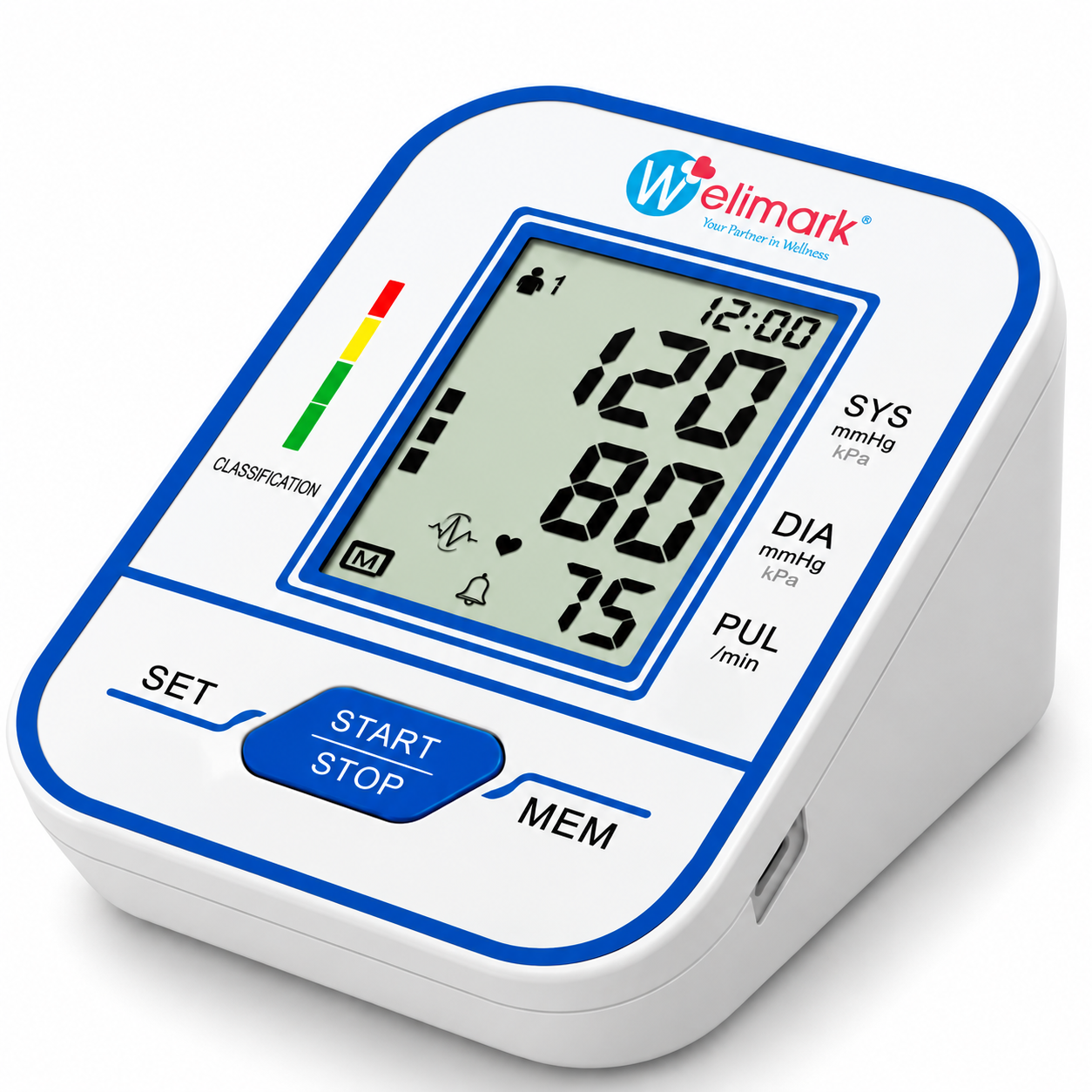 Welimark Arm-Type Blood Pressure Monitor MBP-07