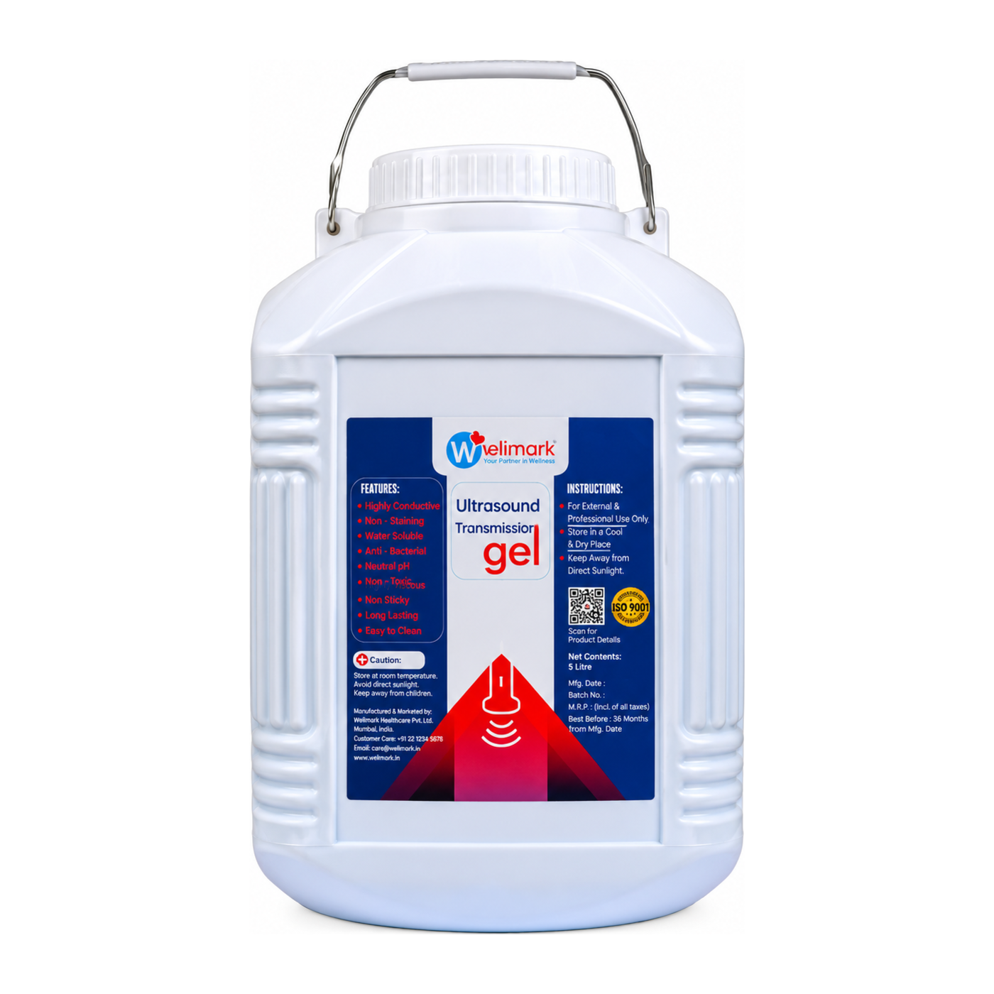 Welimark ultrasound transmission gel